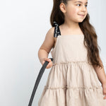 Harper Detailed Strap Dress - Sand-Clothing-Cracked Soda