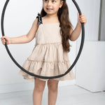 Harper Detailed Strap Dress - Sand-Clothing-Cracked Soda