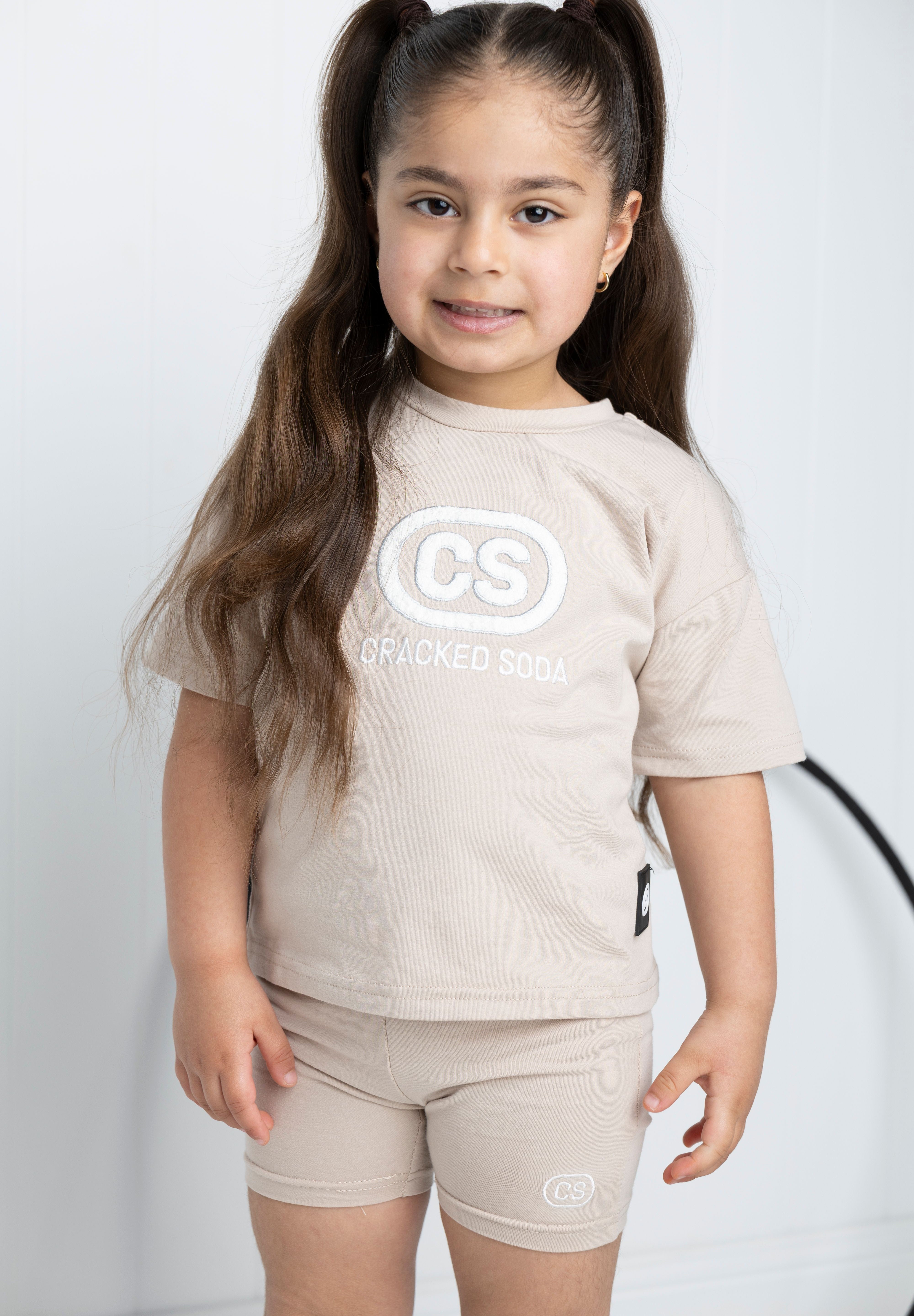 Harper Detailed CS Tee - Sand-Clothing-Cracked Soda
