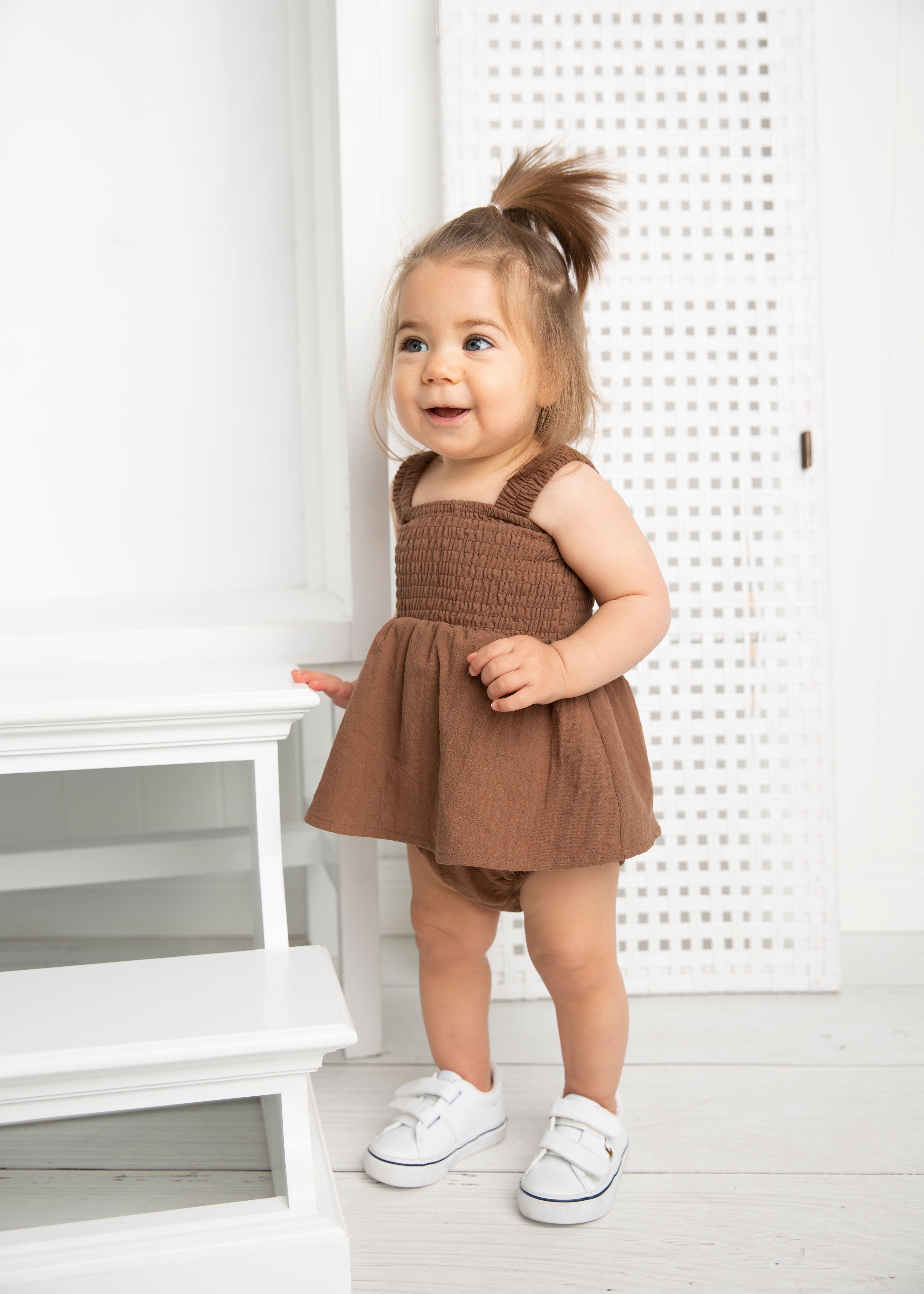 Skylar Bodysuit Dress - Mocha-Clothing-Cracked Soda
