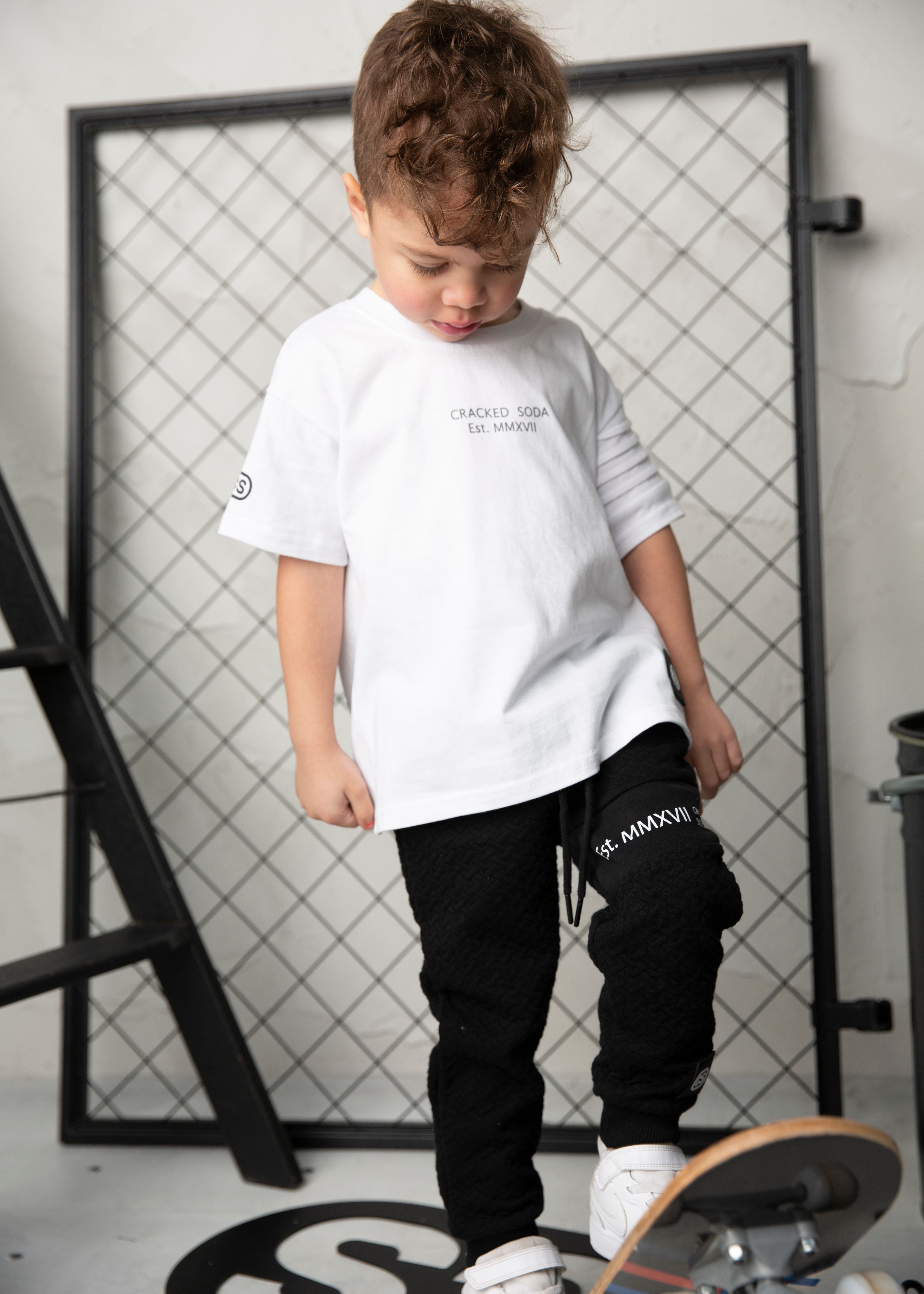 Luca Detailed Trackpants - Black-Clothing-Cracked Soda