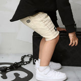 Rhodes Detailed Denim Shorts - Oat