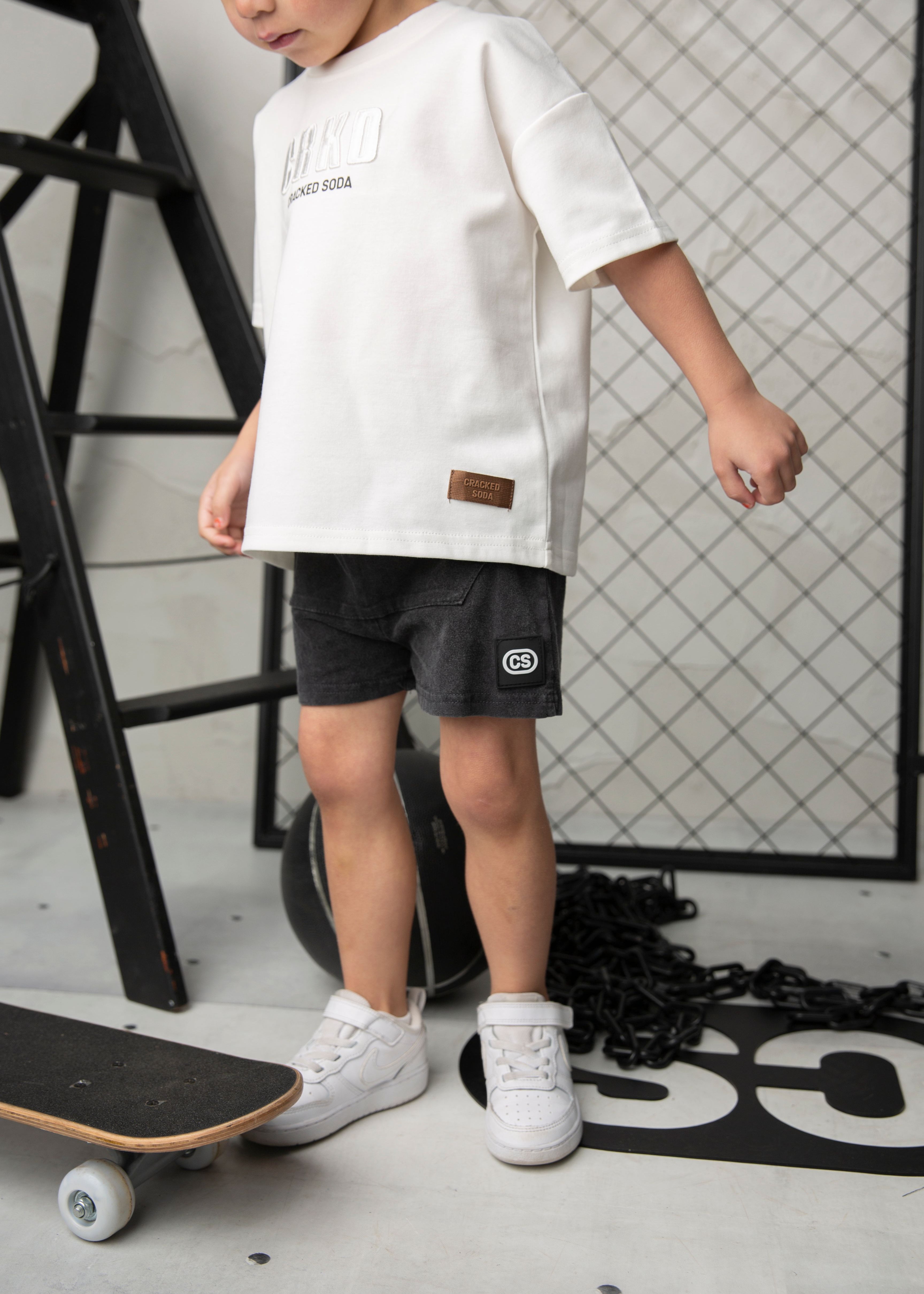 Mateo Pocket Short - Washed Ash-Clothing-Cracked Soda