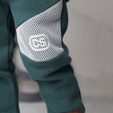 Malachi Detailed Trackpants - Forest-Clothing-Cracked Soda