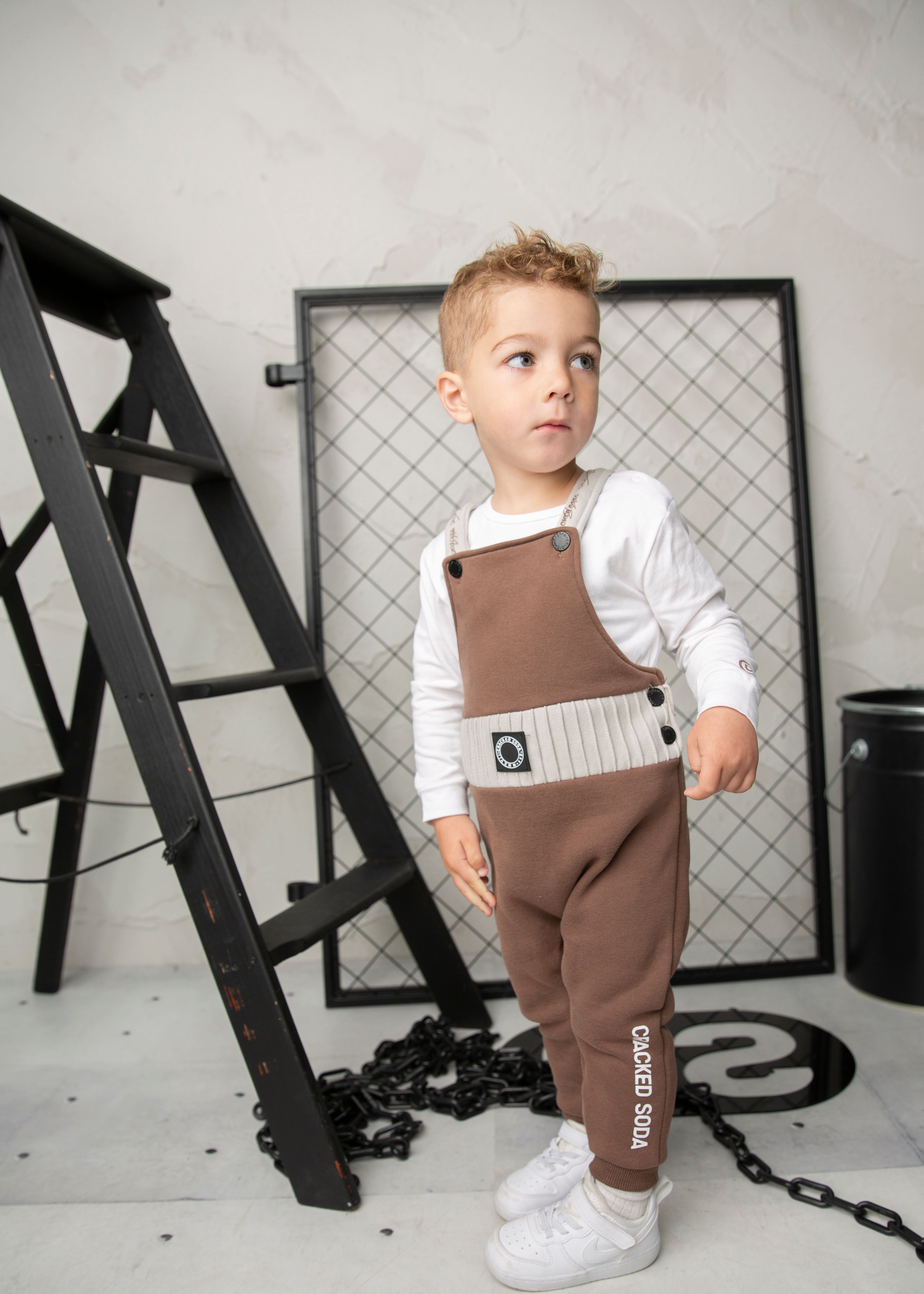 Charlie Detailed Overalls - Coco-Clothing-Cracked Soda