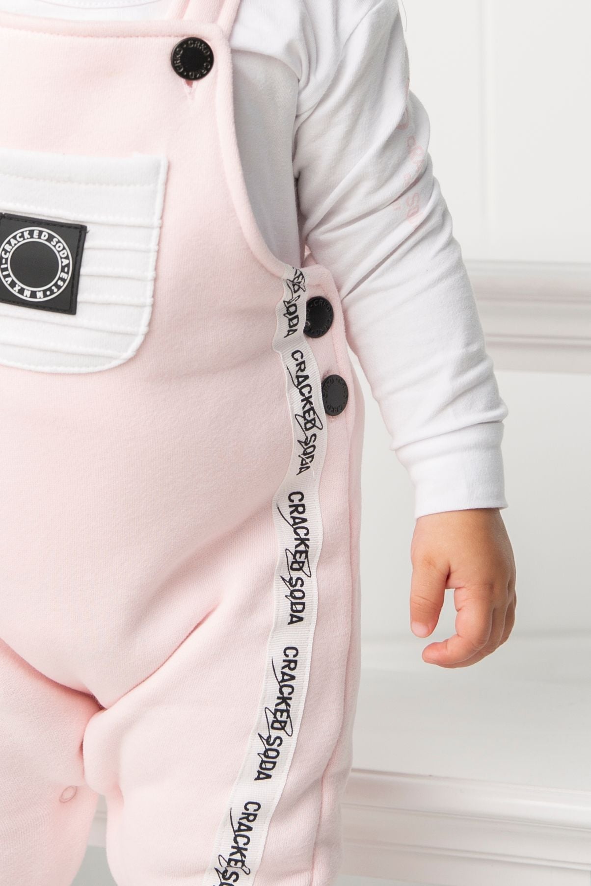 Alaska Detailed Overall Set - Pink-Clothing-Cracked Soda