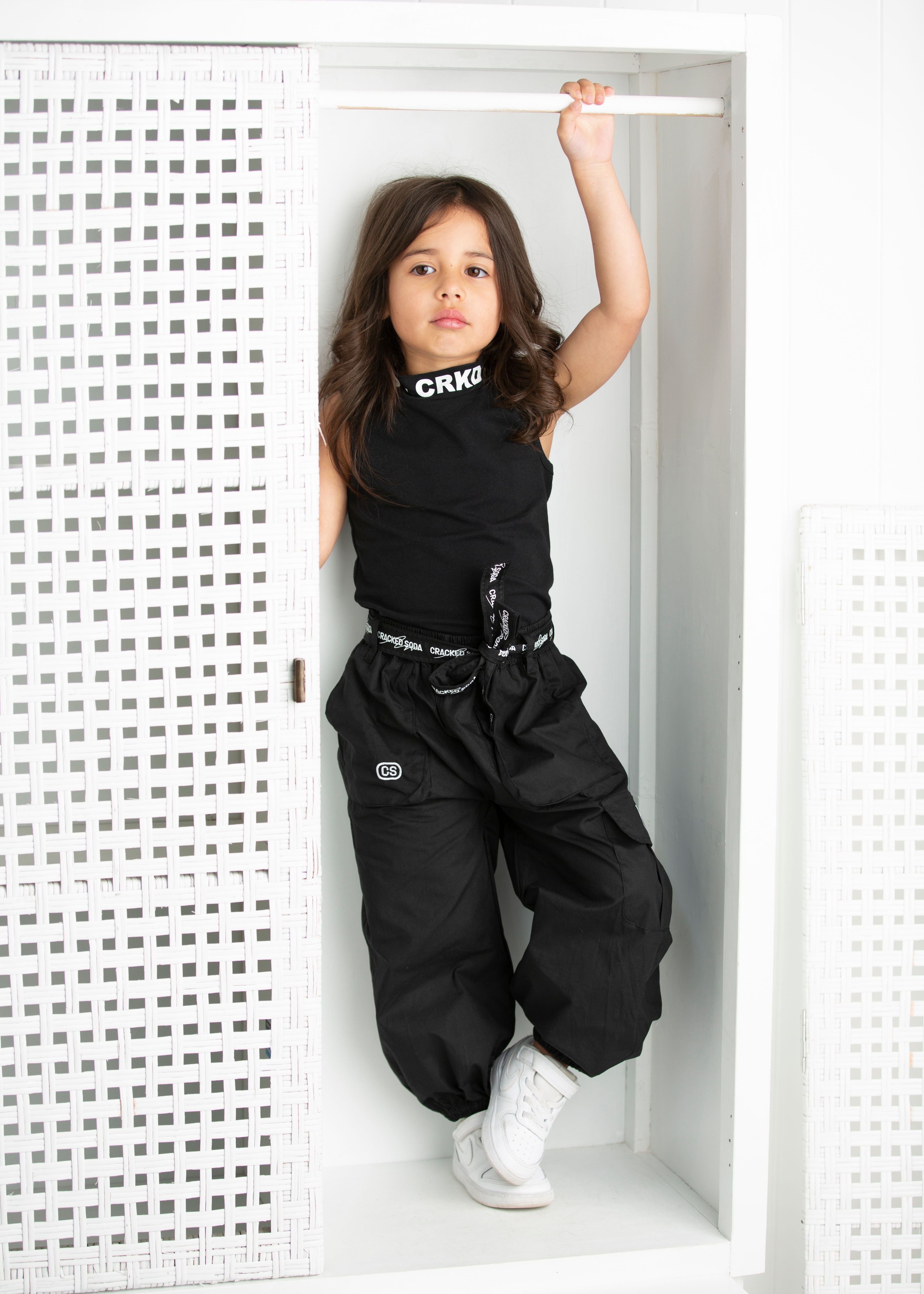 Sadie Detailed Pants - Black-Clothing-Cracked Soda