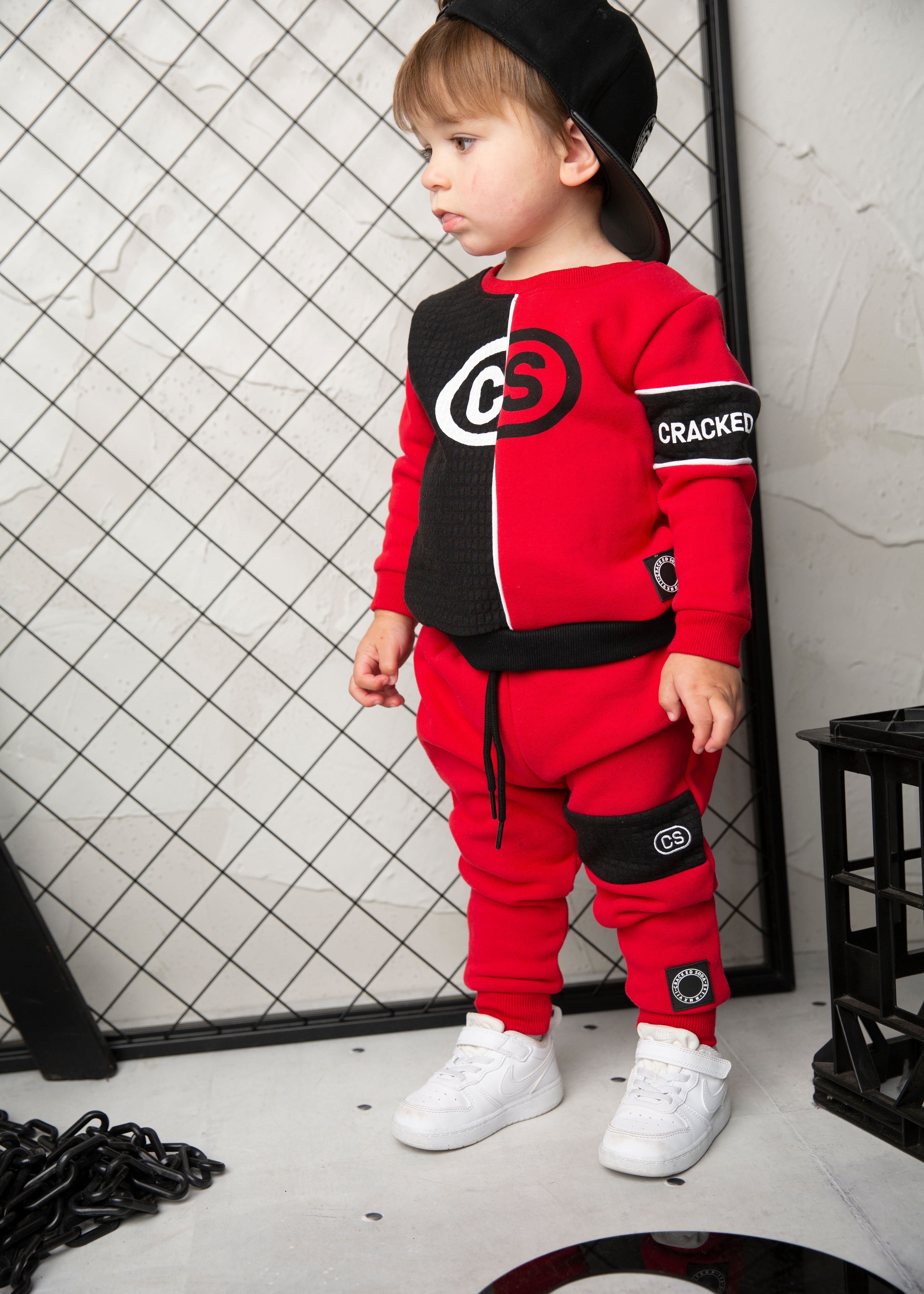 Sammy CS Crew Set - Red-Clothing-Cracked Soda