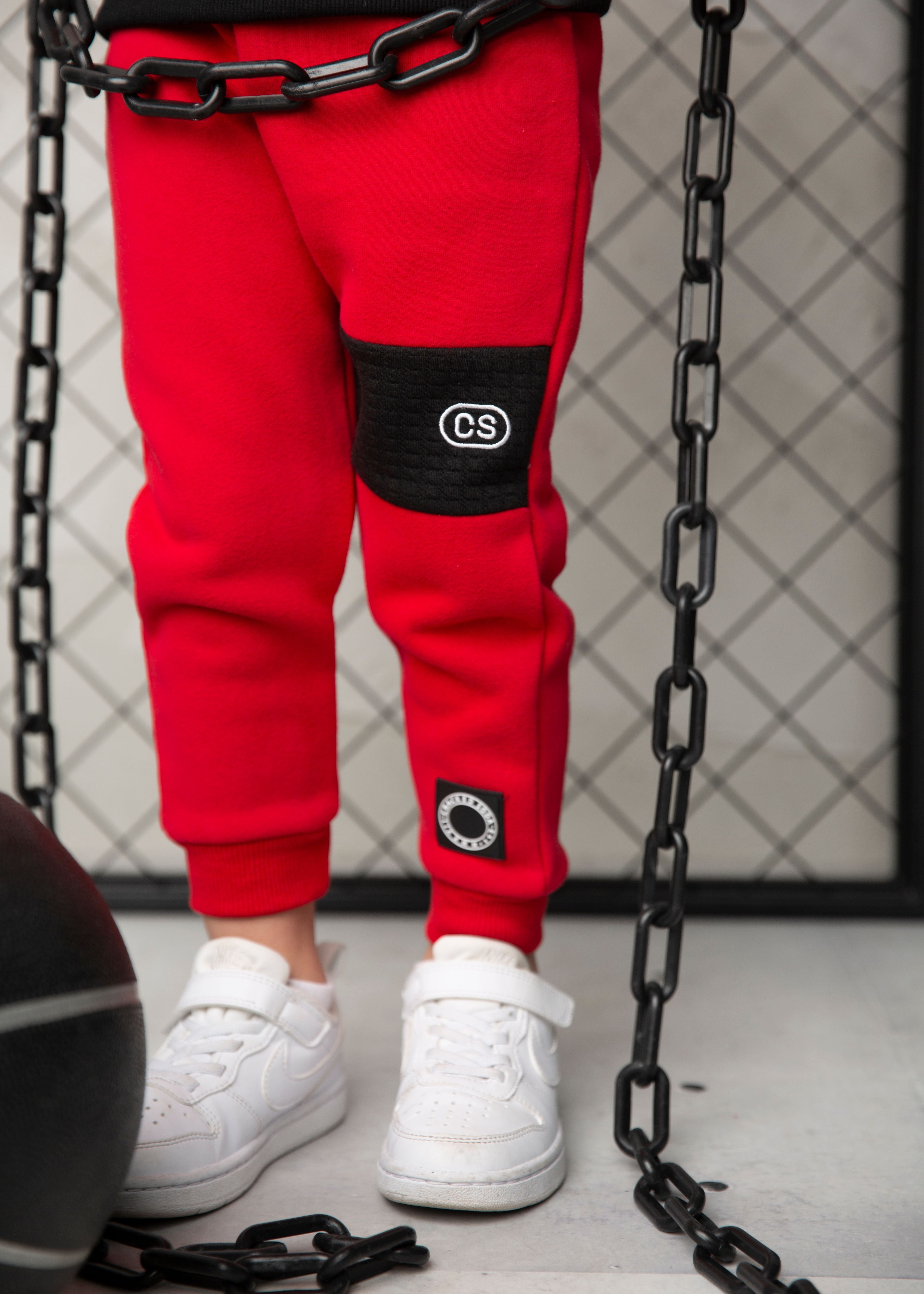 Sammy CS Trackpants - Red-Clothing-Cracked Soda
