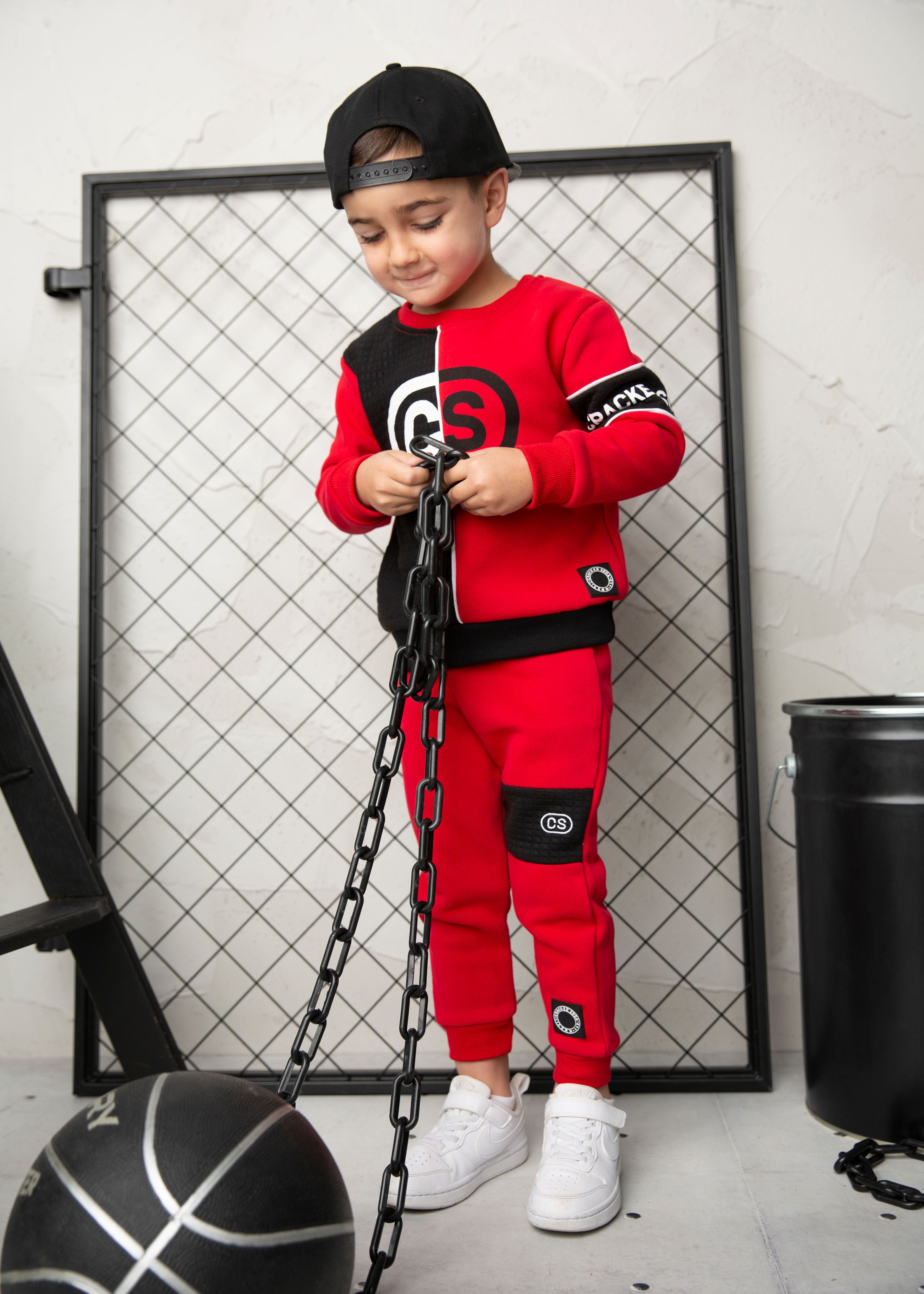 Sammy CS Trackpants - Red-Clothing-Cracked Soda
