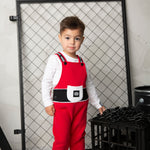 Sammy Detailed Overalls - Red-Clothing-Cracked Soda