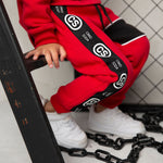 Sammy Detailed Trackpants - Red-Clothing-Cracked Soda