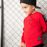 Sammy Detailed Tee - Red-Clothing-Cracked Soda