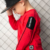 Sammy Detailed Tee - Red-Clothing-Cracked Soda