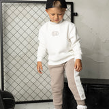 Theodore Strip Trackpant - Truffle