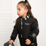 PREORDER - Zack Detailed Puff Jacket - Black
