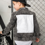 Conner Detailed Denim Jacket - Ash