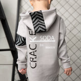River Detailed Hoodie - Cloud