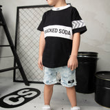 Luca Detailed Tee - Black