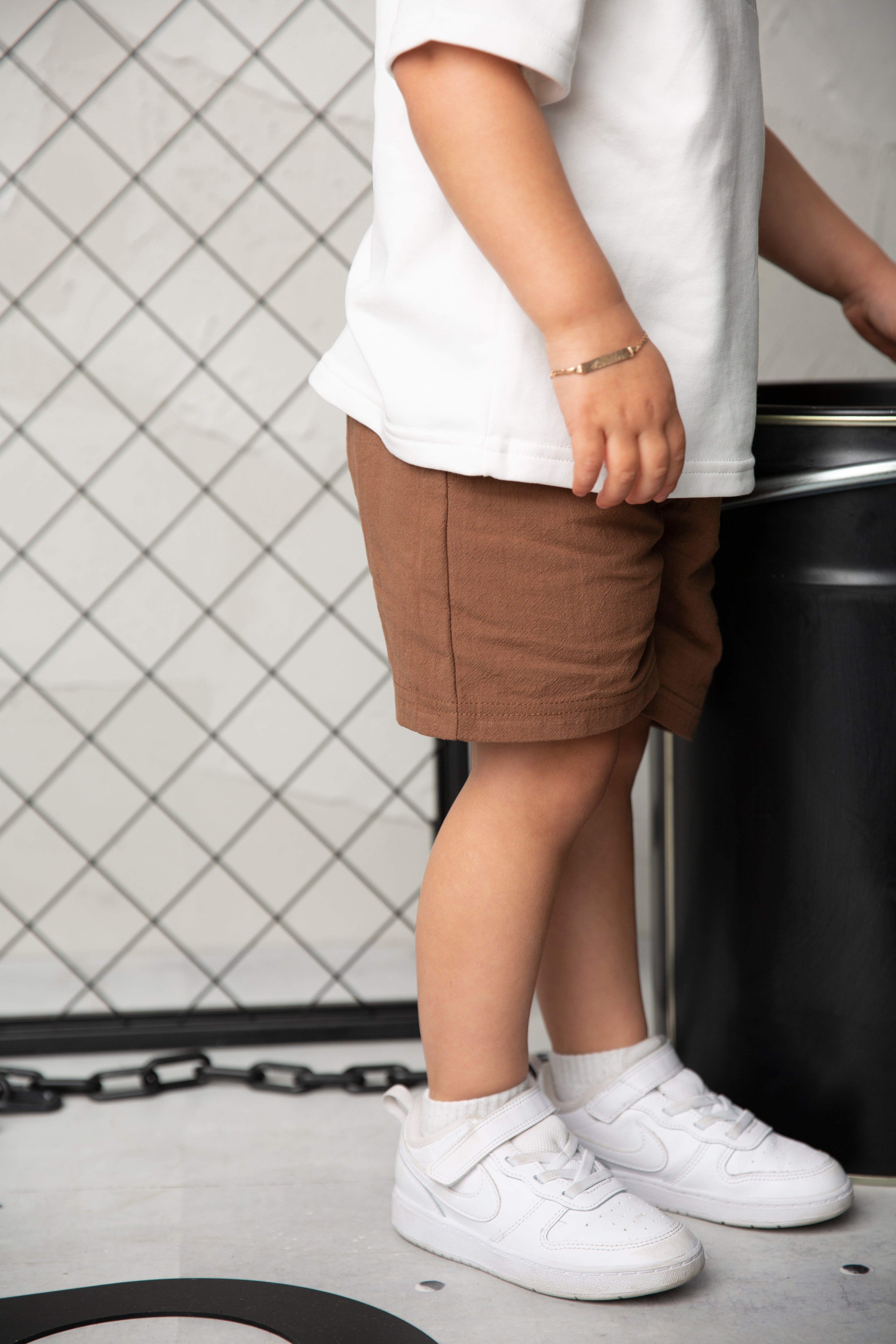 Dash Linen Shorts - Mocha-Clothing-Cracked Soda