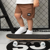 Dash Linen Shorts - Mocha-Clothing-Cracked Soda