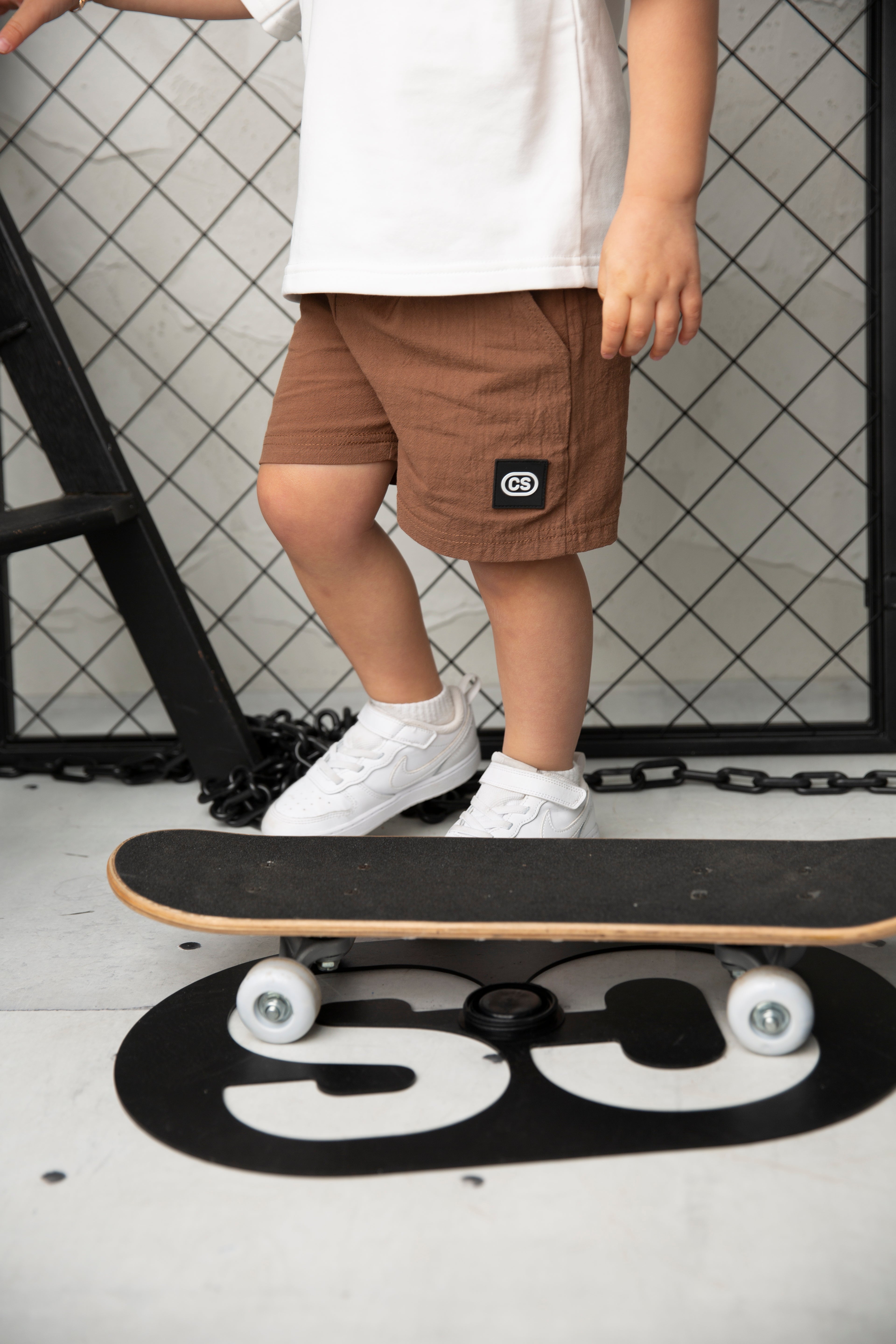Dash Linen Shorts - Mocha-Clothing-Cracked Soda