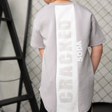 River Detail Back Tee - Cloud