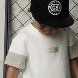 Freddie Detail Sleeve Tee - Cream