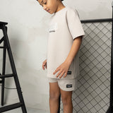 Freddie CRKD Tee - Pebble