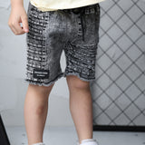 Rhodes Detailed Denim Shorts - Ash