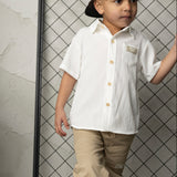 George Button Shirt - White