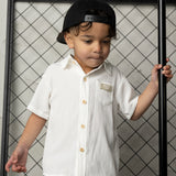 George Button Shirt - White
