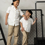 George Button Shirt - White