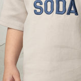 Max Scoop Tee - Pebble