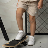 Freddie Linen Short - Pebble