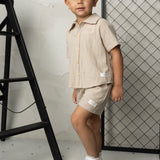 Freddie Linen Shirt - Pebble