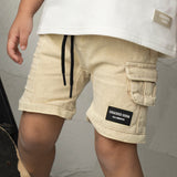 Jax Detailed Denim Short - Oat