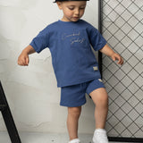 Jacob Tee & Short Set - Blue