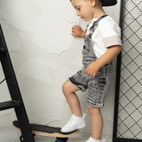 Billie Detailed Overall - Denim Grey