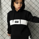 Reid Detailed Hoodie - Black