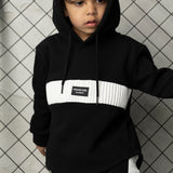 Reid Detailed Hoodie - Black