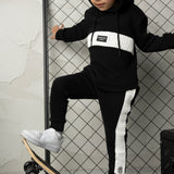 Reid Detailed Trackpant - Black