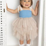 Ava Detailed Tutu - Blue