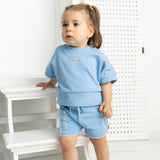 Ava French Terry Tee - Blue