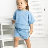 Ava French Terry Tee - Blue