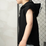 Ricco Hooded Tank - Black