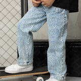 Rafi Straight Leg Jeans - Blue