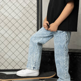Rafi Straight Leg Jeans - Blue