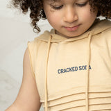 Blade Hooded Tank - Biscuit
