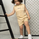 Blade Hooded Tank - Biscuit